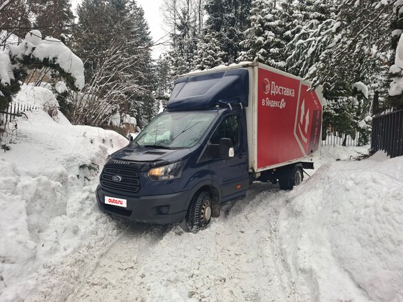 2017 Ford Transit, синий
