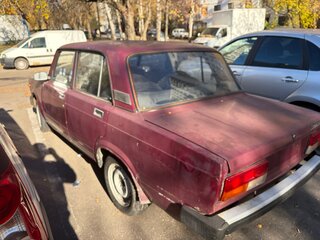 1996 Lada (ВАЗ) 2105, красный, 100000 рублей, вид 4