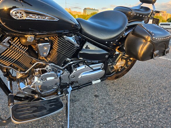 2008 Yamaha XVS1100, чёрный, 640000 рублей - вид 6