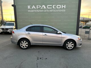 2012 Mitsubishi Lancer X Рестайлинг, серебристый, 799000 рублей, вид 4
