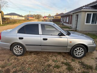 2005 Hyundai Accent ТагАЗ II, серебристый, 350000 рублей, вид 2