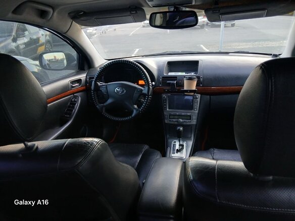 2007 Toyota Avensis II Рестайлинг, чёрный, 580000 рублей - вид 5