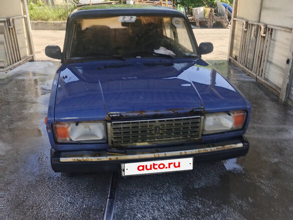 2002 Lada (ВАЗ) 2107, синий - вид 2