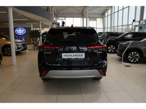 2026 Toyota Highlander IV (XU70), чёрный - вид 7