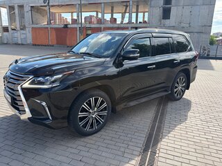 2018 Lexus LX 570 III Рестайлинг 2, чёрный, 7500000 рублей, вид 2