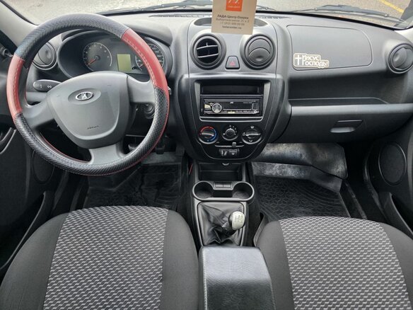 2016 Lada (ВАЗ) Granta I, серый, 349000 рублей - вид 4