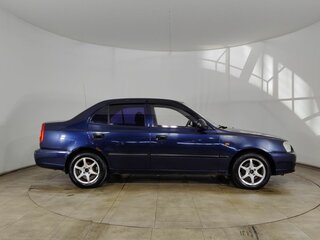 2008 Hyundai Accent ТагАЗ II, синий, 310000 рублей, вид 4