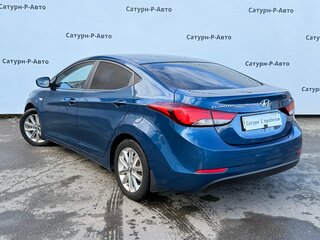 2014 Hyundai Elantra V (MD) Рестайлинг, синий, 950000 рублей, вид 4