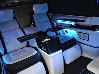 2026 Mercedes-Benz V-Класс Extra Long 300 d экстра длинный III (W447) Рестайлинг 2, чёрный, 36200000 рублей, вид 3