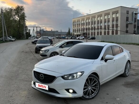 2014 Mazda 6 III (GJ), белый, 1250000 рублей