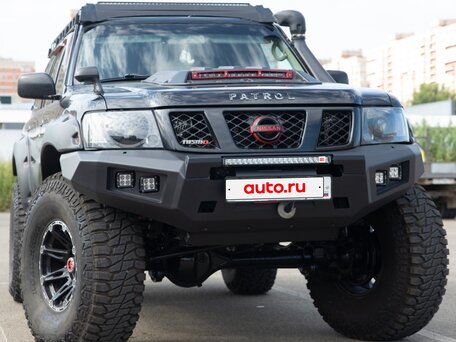 2008 Nissan Patrol V (Y61) Рестайлинг, чёрный, 4900000 рублей, вид 1