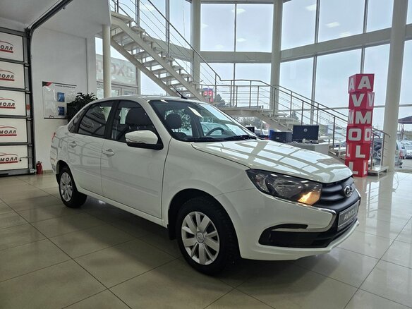 2022 Lada (ВАЗ) Granta I Рестайлинг, белый, 835000 рублей - вид 3