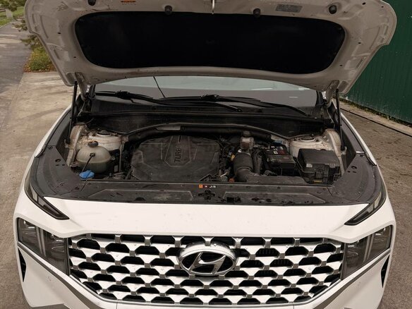 2020 Hyundai Santa Fe IV Рестайлинг, белый, 4200000 рублей - вид 8