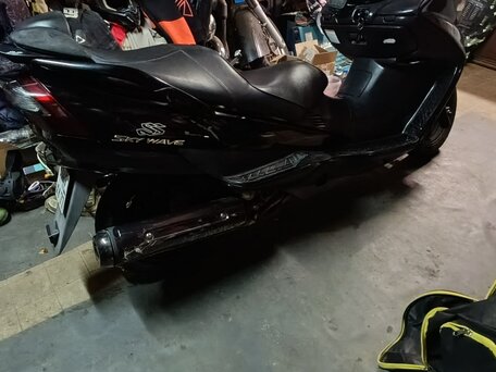 2006 Suzuki Burgman (SkyWave) 400, чёрный, 199999 рублей, вид 4
