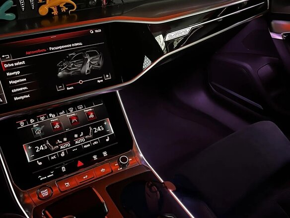 2018 Audi A6 50 TDI V (C8), синий - вид 17
