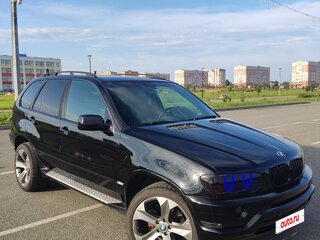 2001 BMW X5 3.0i I (E53), чёрный, 1050000 рублей, вид 1