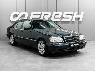 1998 Mercedes-Benz S-Класс 320 III (W140) Рестайлинг, чёрный, 1870000 рублей, вид 1