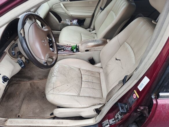 2005 Mercedes-Benz C-Класс 240 II (W203) Рестайлинг, красный, 509000 рублей - вид 7