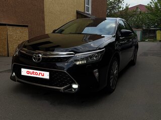 2017 Toyota Camry VII (XV50) Рестайлинг 2, чёрный, 2070000 рублей, вид 1