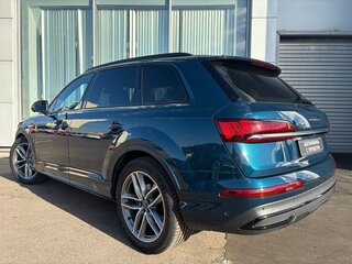 2019 Audi Q7 45 TDI II (4M) Рестайлинг, синий, 6550000 рублей, вид 3