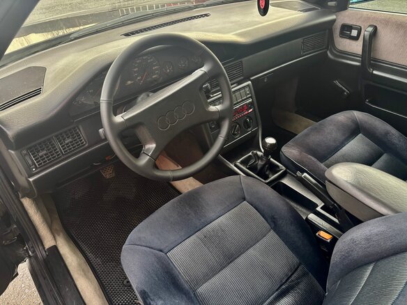 1986 Audi 100 III (C3), синий, 375000 рублей - вид 12