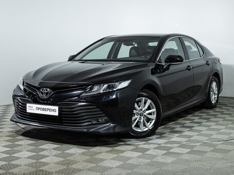 2019 Toyota Camry VIII (XV70), чёрный, 1969700 рублей, вид 1