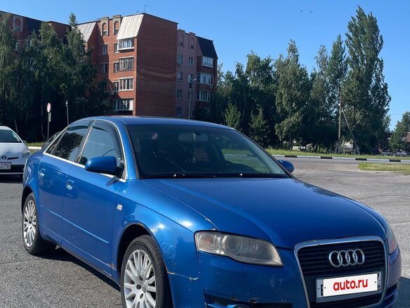 2006 Audi A4 III (B7), синий, 450000 рублей - вид 3