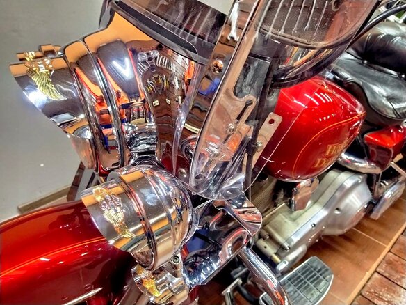 1991 Harley-Davidson Electra Glide, красный, 1200000 рублей - вид 5