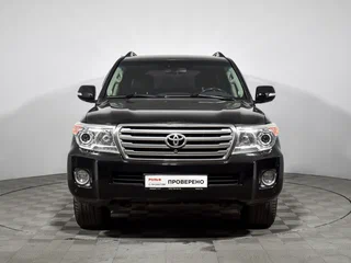 2012 Toyota Land Cruiser 200 Series Рестайлинг 1, чёрный, 2630000 рублей, вид 2