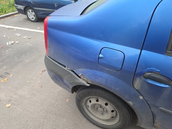 2007 Renault Logan I, синий, 120000 рублей - вид 15