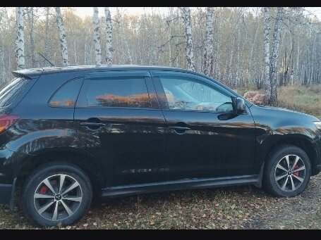 2012 Mitsubishi ASX I, чёрный, 840000 рублей - вид 1