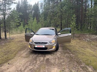 2012 Hyundai Solaris I, золотистый, 800000 рублей, вид 2
