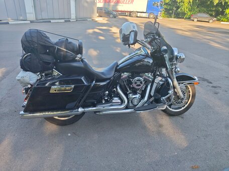 2011 Harley-Davidson Road King, чёрный, 1200000 рублей, вид 5
