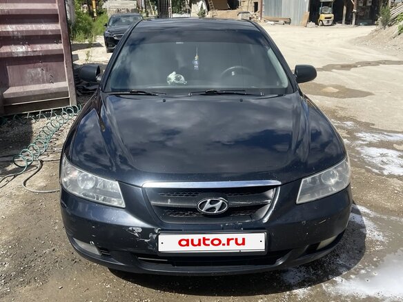 2007 Hyundai Sonata V (NF), синий, 580000 рублей - вид 1