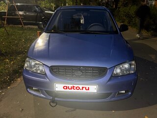2005 Hyundai Accent ТагАЗ II, фиолетовый, 204000 рублей, вид 1