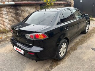 2012 Mitsubishi Lancer X Рестайлинг, чёрный, 520000 рублей, вид 4