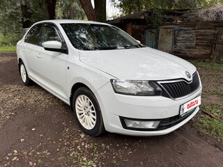 2014 Skoda Rapid I, белый, 800000 рублей, вид 2