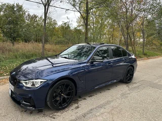 2016 BMW 3 серии 320i xDrive VI (F3x) Рестайлинг, синий, 1990000 рублей, вид 5