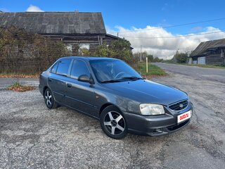 2005 Hyundai Accent ТагАЗ II, серый, 330000 рублей, вид 5