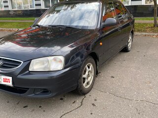 2008 Hyundai Accent ТагАЗ II, чёрный, 250000 рублей, вид 1