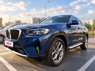 2021 BMW X4 20i II (G02) Рестайлинг, синий, 6000000 рублей, вид 5