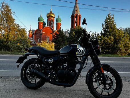 2024 Royal Enfield Hunter, чёрный, 365000 рублей, вид 1