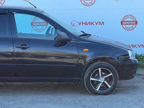 2011 Lada (ВАЗ) Kalina I, чёрный - вид 17