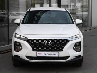 2019 Hyundai Santa Fe IV, белый, 3198000 рублей, вид 2