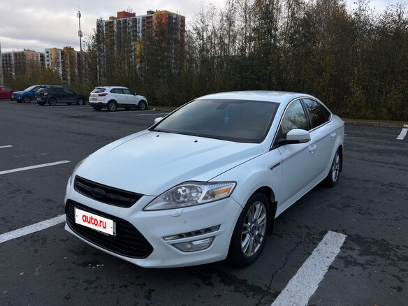2013 Ford Mondeo IV Рестайлинг, белый, 540000 рублей - вид 6