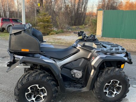 2012 BRP Can-Am Outlander 1000R, серебристый, 1100000 рублей, вид 1
