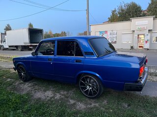 2009 Lada (ВАЗ) 2107, голубой, 130000 рублей, вид 4
