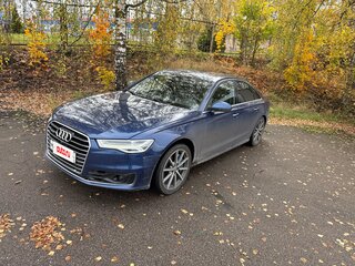 2016 Audi A6 IV (C7) Рестайлинг, синий, 2250000 рублей, вид 4