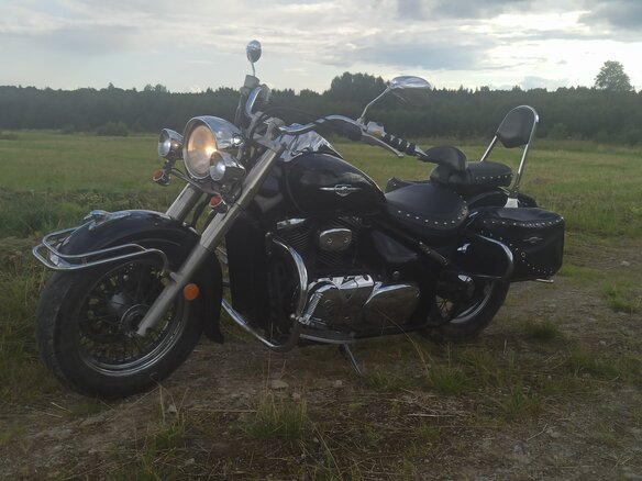 2007 Suzuki Boulevard C50, чёрный, 440000 рублей - вид 6