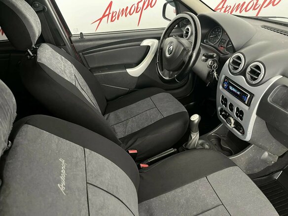 2012 Renault Logan I Рестайлинг, красный, 299000 рублей - вид 11